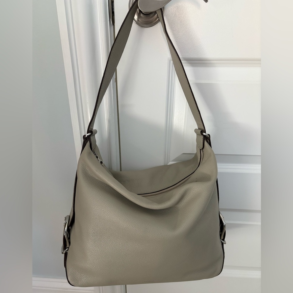 Ralph Lauren Cornwall Hobo Bag ~ Dove Grey